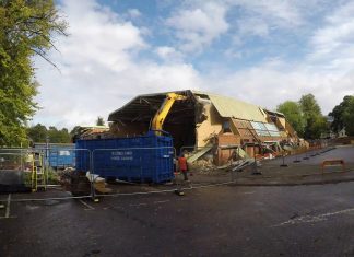 Camberley Arena Leisure Centre Demolition Time-Lapse