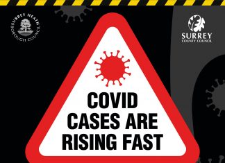 COVID cases are rapidly rising in Surrey Heath