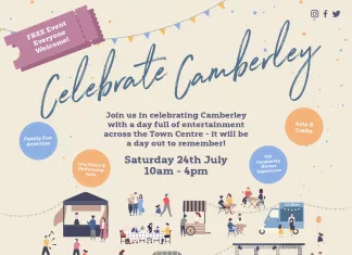 Celebrate Camberley on Saturday 24th July