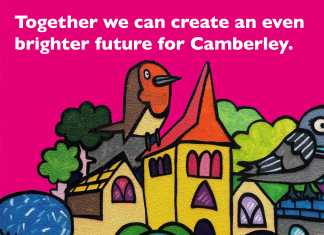 Camberley town centre – let us know your views, Together we can make an even brighter future for Camberley