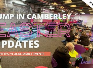 Jump In Camberley Easter Holiday’s Update