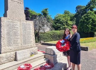 Mayor of Surrey Heath commemorates the 40th anniversary of the ceasefire in the Falklands War