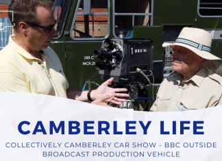 Collectively Camberley Car Show – BBC Outside Broadcast production vehicle