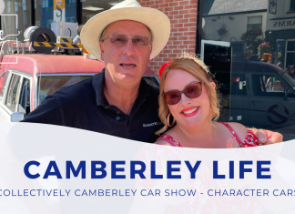 Collectively Camberley Car Show Character Cars